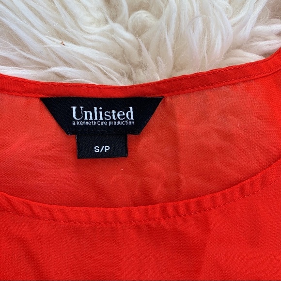 KENNETH COLE RED TOPS WOMEN SIZE S - Picture 5 of 10